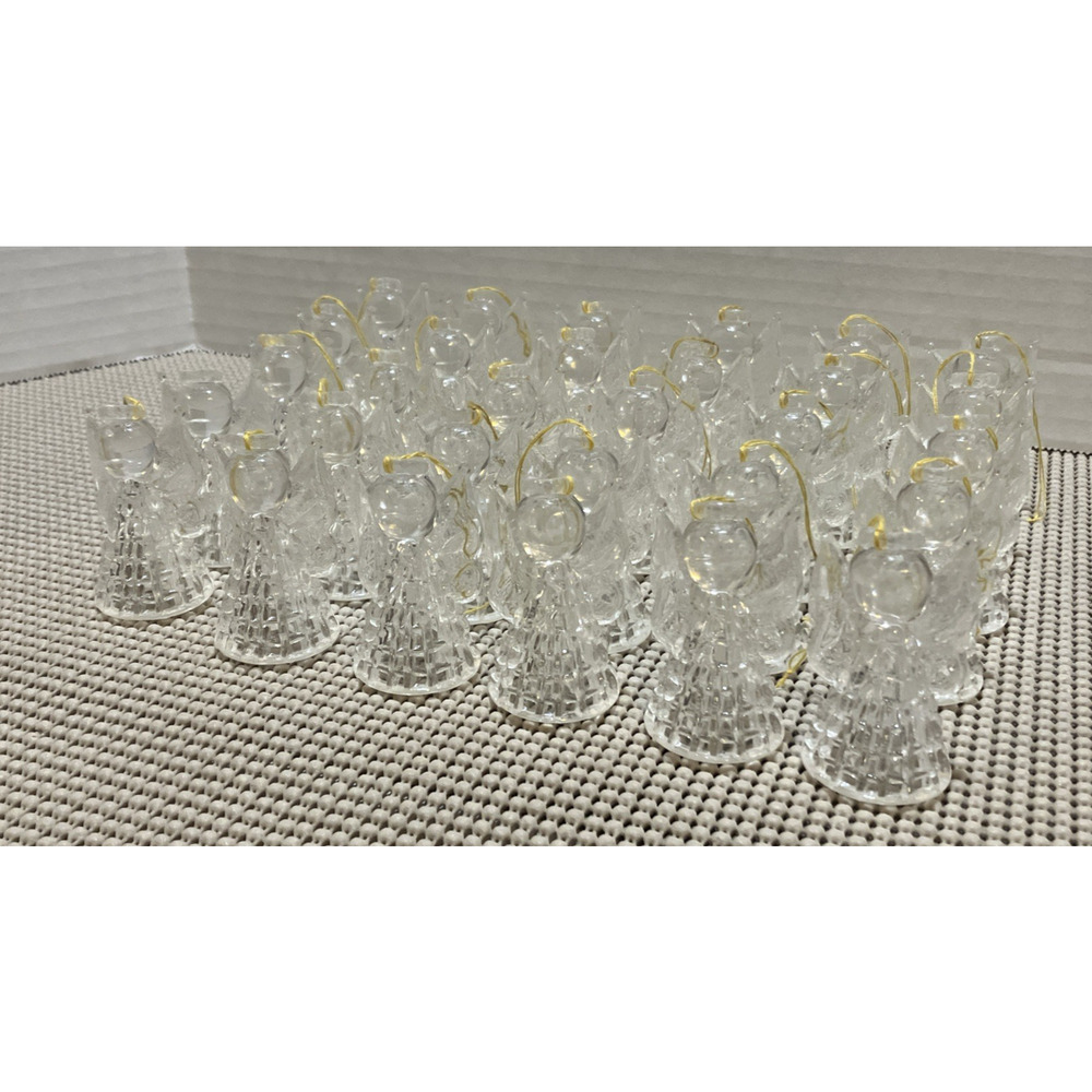Silvestri Angel Clear Light Cover Set of 30 1980's Christmas Light Covers Only